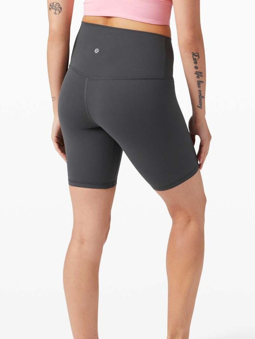 Lululemon Align High Rise Short 8" In Graphite Grey Size 6 - Picture 8 of 10